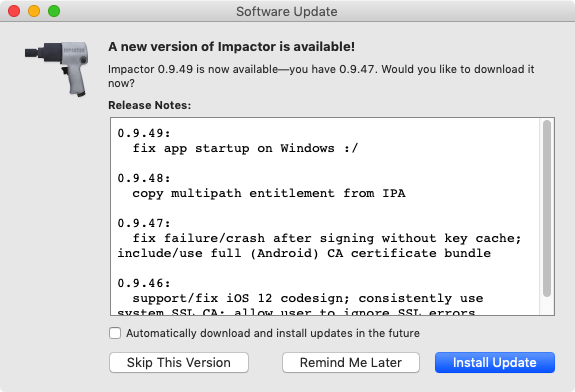 Cydia Impactor Windows Not Working